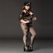 Костюм поліціянтки JSY &laquo;Фрау Марта&raquo; Plus Size Black, ремінь, кепка, наручники, краватка SO8357 фото 2
