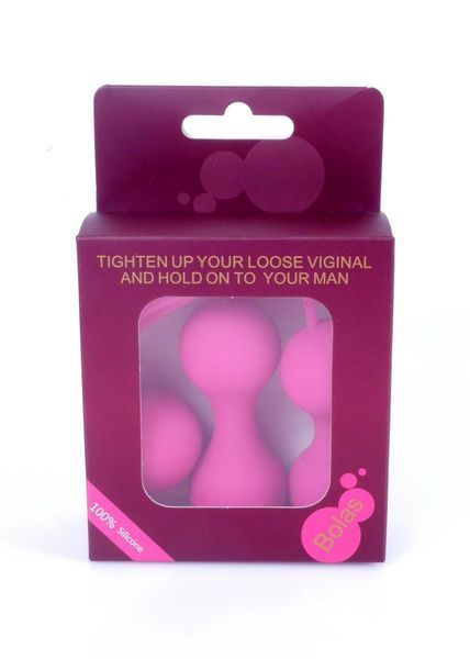Набір вагінальних кульок - Silicone Kegal Balls Set Pink 62530064-00096 фото