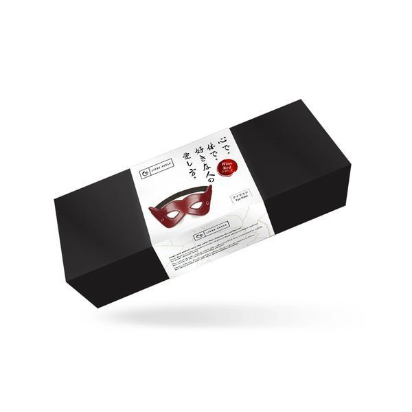 Шкіряна маска на очі Liebe Seele Wine Red Eye Mask SX2811 фото