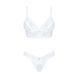 Еротичний комплект Obsessive Heavenlly 2-pcs set XL 2XL, бюстгальтер і танга SO8172 фото 3