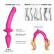 Анальна пробка з дилдо 2в1 Strap-On-Me SWITCH PLUG-IN DILDO Fuchsia L, діаметр 4,5 3,4 см SO6829 фото 2