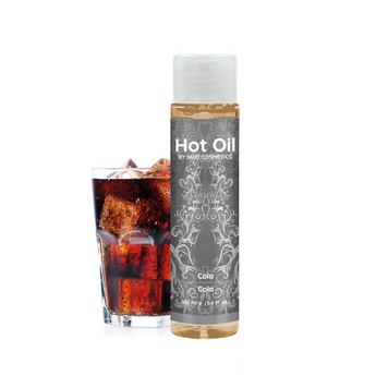 Зігріваюча їстівна масажна олія HOT OIL Nuei, кола, 100 мл NU513536 фото