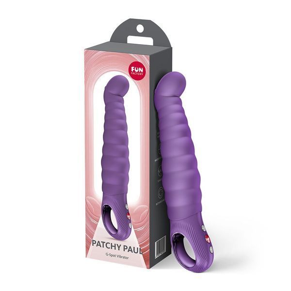 Вібратор точки G Fun Factory PATCHY PAUL Dark Violet, гнучкий, 12 режимів SX4239 фото