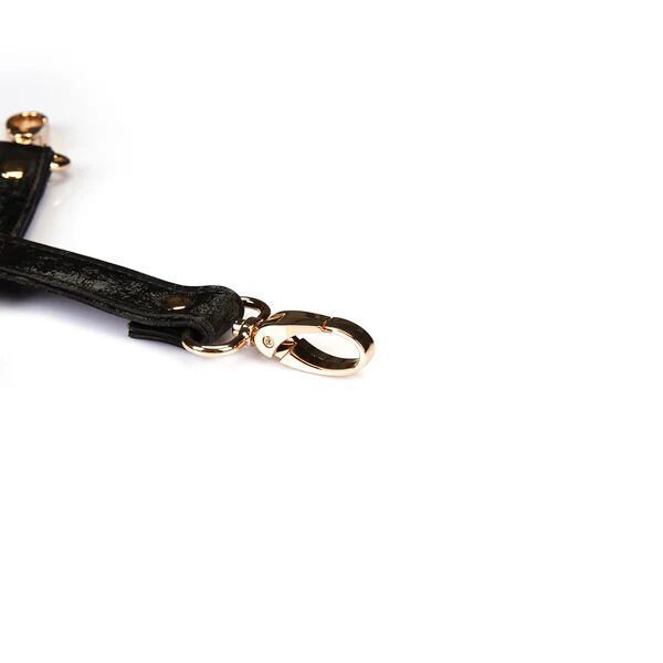 Хрестовина для фіксації Liebe Seele Boudoir Amor Pink Hogtie Black SX1671 фото