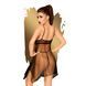 Бебі-дол з ажурним бралетом та асиметричним подолом Penthouse - Naughty Doll Black SO9598 фото 2