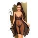 Бебі-дол з ажурним бралетом та асиметричним подолом Penthouse - Naughty Doll Black SO9598 фото 1