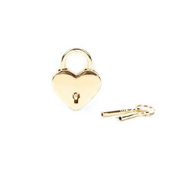 Замочок Liebe Seele Heart Shape Padlock Gold (2 шт) SX1677 фото