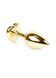 Анальна пробка Boys of Toys Jewellery Gold Heart Plug Clear 62530064-00039 фото 5