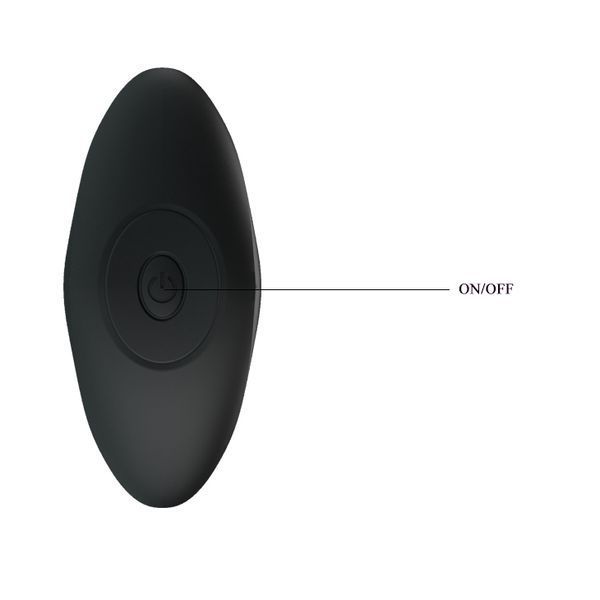 Анальна пробка Pretty Love Anal Plug Massager Black 6603BI-040067 фото