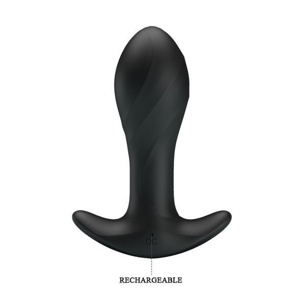 Анальна пробка Pretty Love Anal Plug Massager Black 6603BI-040067 фото
