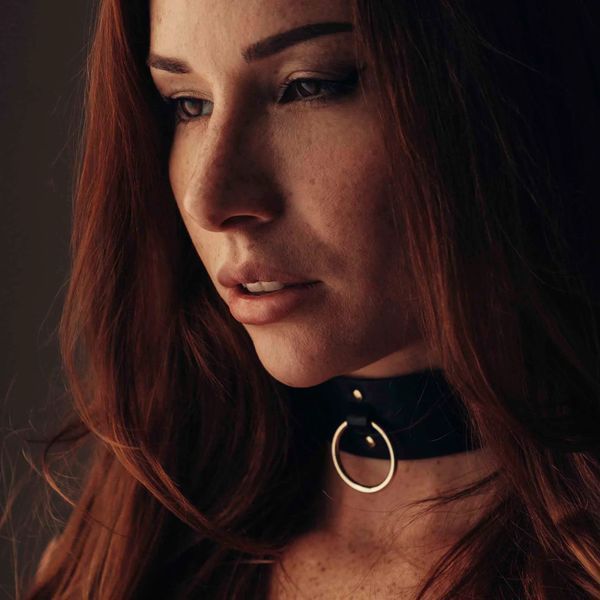 Чокер Bijoux Indiscrets MAZE &ndash; Wide Chocker Black SO2648 фото
