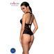 Сітчастий боді з халтером та ритмічним малюнком Passion Hima Body L XL, black SO5347 фото 2