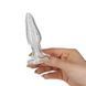 Скляна анальна пробка Pillow Talk Fancy Luxurious Glass Anal Plug, 3,1 см, віброкуля в подарунок SO6833 фото 8