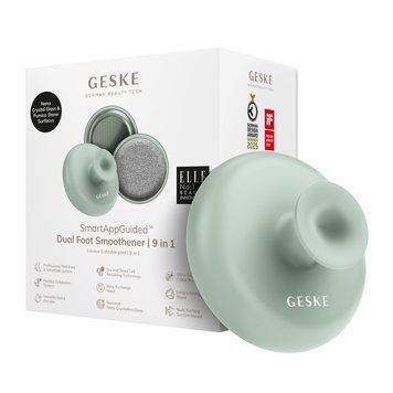 Набір для догляду за стопами з ручкою GESKE Dual Foot Smoothener 9в1 green HB0259 фото
