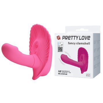 Вібратор Pretty Love Fancy Clamshell Pink 6603BI-014369HP фото