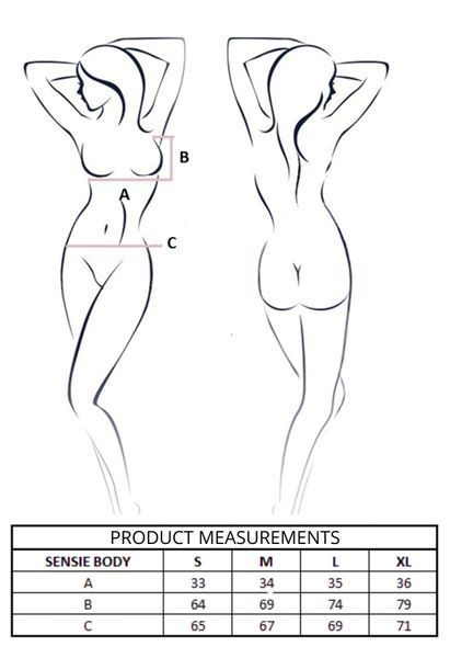 Боді Passion SENSIE BODY plum XL SX2960 фото