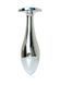Анальна пробка Boys of Toys Jewellery Silver Plug Light Blue L 62530064-00148 фото 5