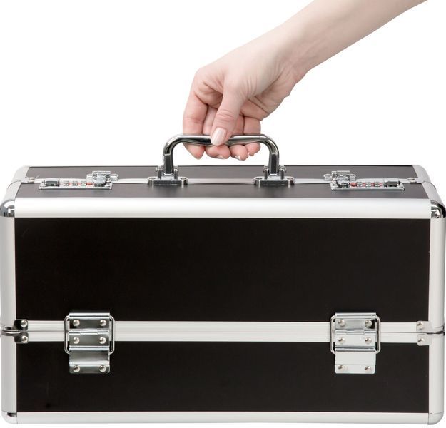 Великий кейс для зберігання секс-іграшок BMS Factory Large Lokable Vibrator Case Black, кодовий замо SO8899 фото