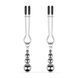 Затискачі для сосків Bedroom Fantasies: Nipple Clamps with Beaded Chain - Silver