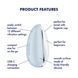 Вібратор Satisfyer Drop To Go Blue SX3835 фото 7
