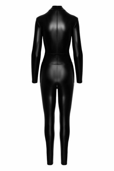 Комбінезон Noir Handmade F319 Caged, 3XL, під латекс, довгий рукав, з доступом, кільце на поясі SX0345 фото
