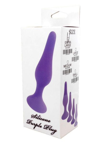 Анальна пробка Boys of Toys Silicone Purple Plug XL 62530064-00091 фото