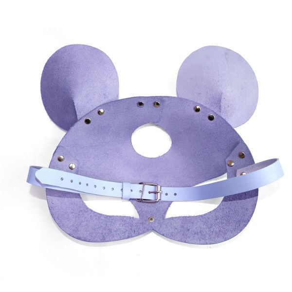 Шкіряна маска мишки Art of Sex - Mouse Mask, колір Лавандовий SO9653 фото