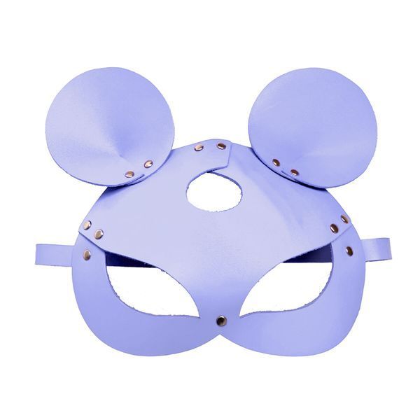 Шкіряна маска мишки Art of Sex - Mouse Mask, колір Лавандовий SO9653 фото