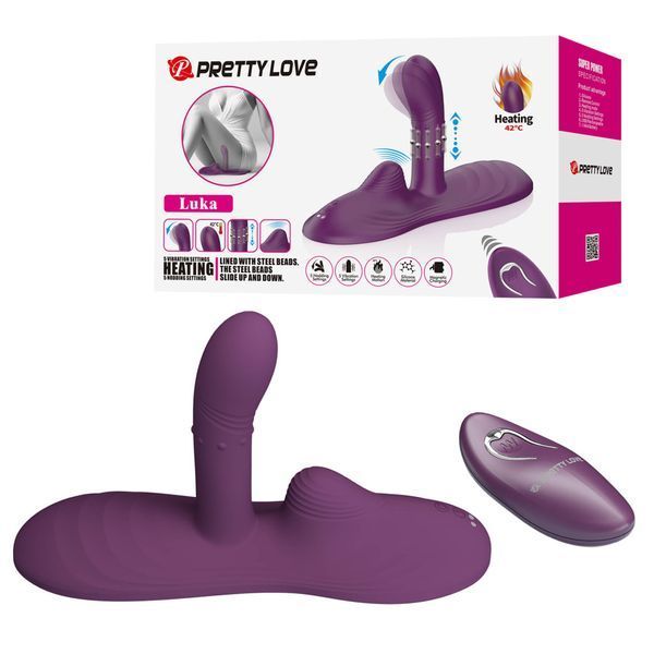 Вібромасажер Pretty Love Luka Heating Sit-Down Pad Vibrator 6603BI-300057W фото