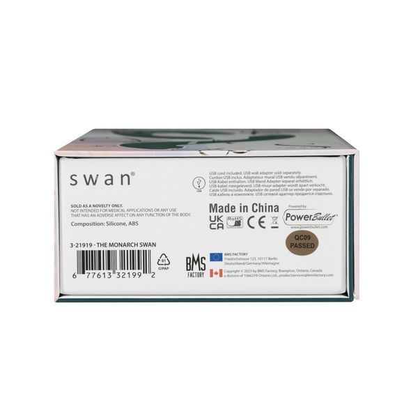 Багатофункціональний вібратор з вакуумною стимуляцією Swan The Monarch Teal SO8905 фото