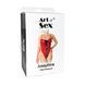 Сексуальне лаковане боді Art of Sex - Josephine чорне L SX2434 фото 3