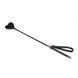 Шльопалка-сердечко Liebe Seele Black Organosilicon Riding Crop, екошкіра SO9490 фото 1