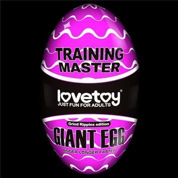 Мастурбатор Lovetoy Traning Master Giant Egg Masturbator Purple 6452LV350002 фото