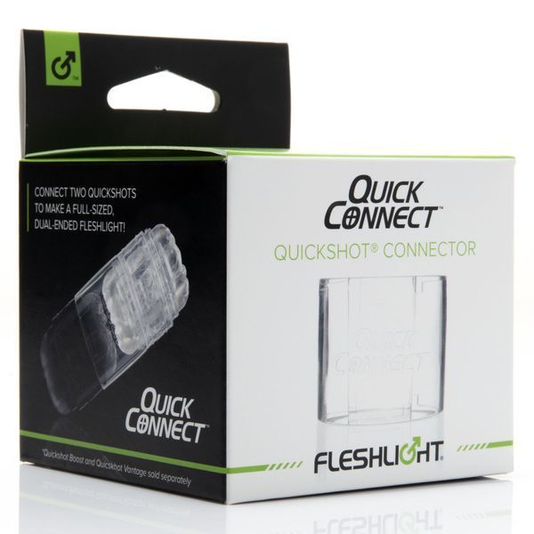 Адаптер для з'єднання двох Квікшотов в одну іграшку Fleshlight Quickshot Quick Connect F19266 фото