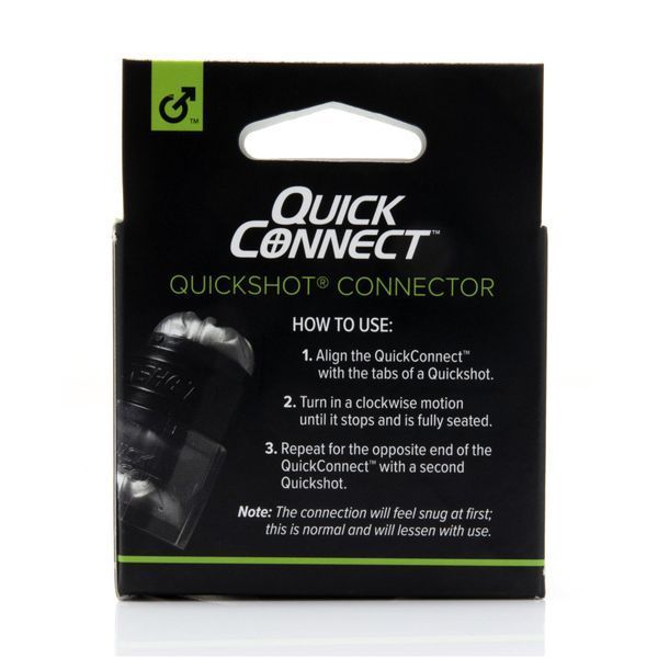 Адаптер для з'єднання двох Квікшотов в одну іграшку Fleshlight Quickshot Quick Connect F19266 фото