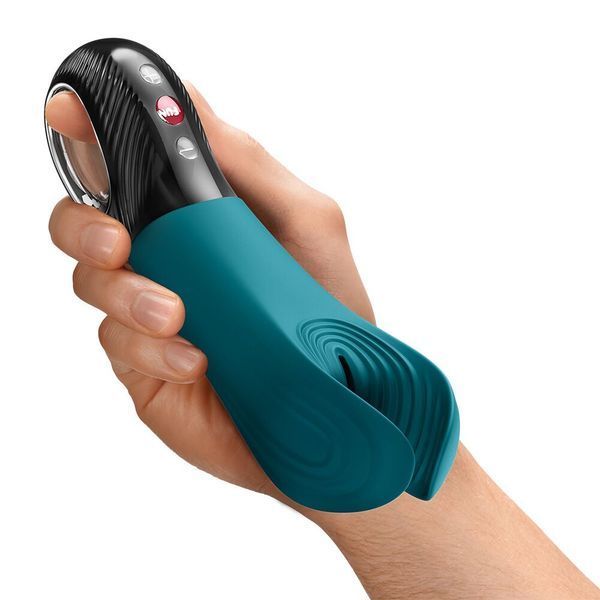 Вібратор для пеніса Fun Factory MANTA Bottle Green, підходить для парних ігор SX4298 фото