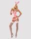 Еротичний костюм зайчика Obsessive Bunny Suit 4 pcs Costume Pink, розмір S/M SO7254 фото 3