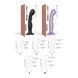 Насадка для страпона Strap-On-Me Dildo Plug P&G Lilas Metallic SO9001 фото 5