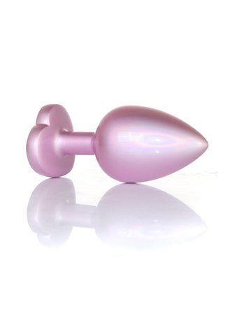 Анальна пробка Boys of Toys Jewellery Pearl Pink Heart Plug Clear L 62530064-00140 фото