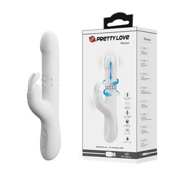 Вібратор-кролик Pretty Love Reese Vibrator White 6603BI-014902-1 фото