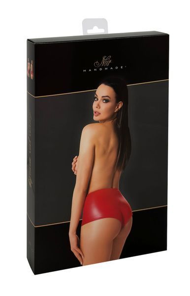 Шорти Noir Handmade F356 Red powerwetlook shorts - 3XL SX2124 фото