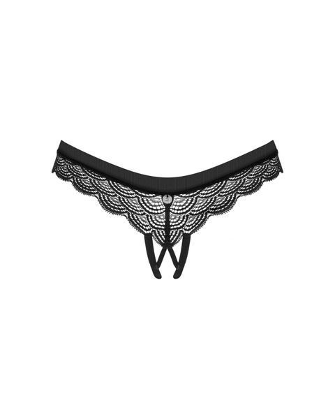 Трусики з доступом Obsessive Chemeris crotchless panties XL 2XL SO9764 фото