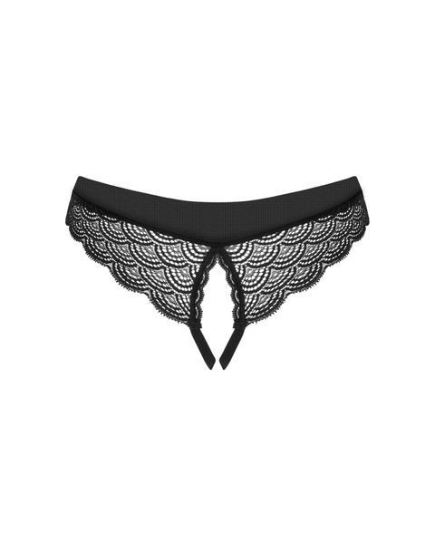 Трусики з доступом Obsessive Chemeris crotchless panties XL 2XL SO9764 фото