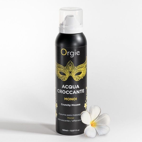 Шипуча зволожуюча пінка для масажу Acqua Croccante Monoi Orgie (150 мл) SX1491 фото