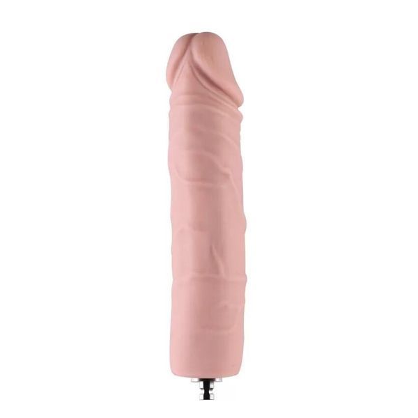 Силіконовий фалоімітатор для секс-машин Hismith 7" Silicone Dildo, система KlicLok SX4006 фото