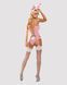 Еротичний костюм зайчика Obsessive Bunny suit 4 pcs costume pink, рожевий SO7255 фото 4