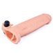 Насадка на член Lovetoy Pleasure X-Tender Vibrating Penis Sleeve Add 2" Flesh 6452LV1064-9 фото 4