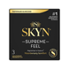 Ультратонкі безлатексні презервативи SKYN Supreme Feel 3 шт, 0,035 мм, природна текстура шкіри