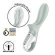 Анальний надувний вібратор з гнучким стувбором Satisfyer Air Pump Booty 3