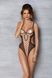 Еротичне боді Passion MARINA BODY, XXL XXXL, beige, з відкритими чашками SO9715 фото 6